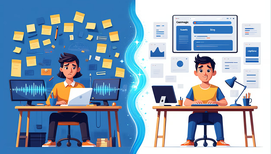 Creator repurposing long-form content into AI-assisted content assets for Castmagic article.